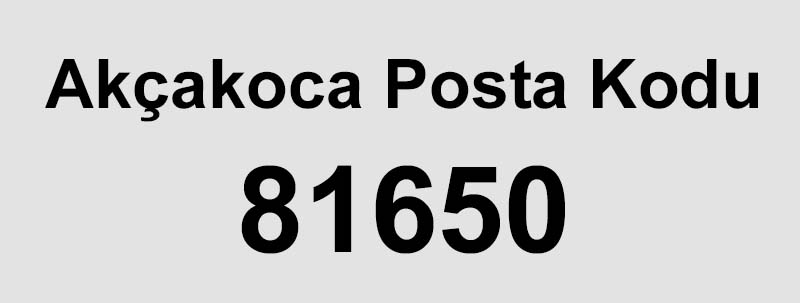 akcakoca posta kodu görseli